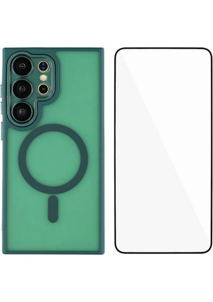Samsung Galaxy S23 Ultra Pc Tpu Telefon Kılıfı Magsafe ile Uyumlu (Yurt Dışından)