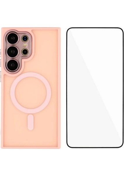 Samsung Galaxy S23 Ultra Pc Tpu Telefon Kılıfı Magsafe ile Uyumlu (Yurt Dışından)