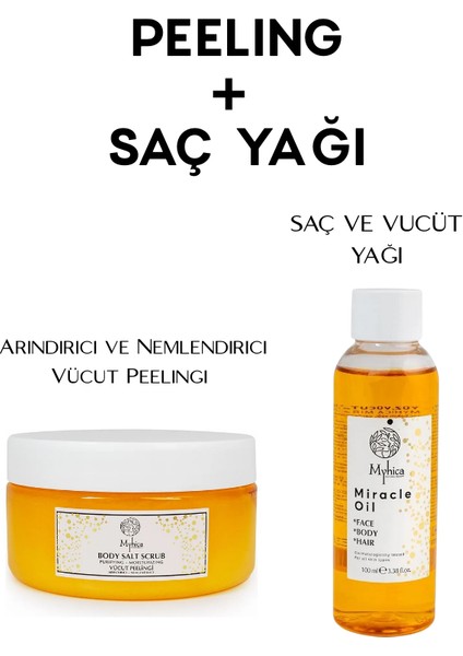 Peeling + Saç Yağı 2'li
