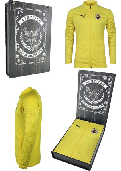 23/24 A Takım Tam Fermuarlı Futbolcu Sweat Hediyelik Ahşap Kutulu