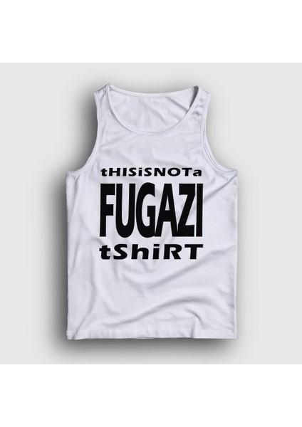 Unisex Beyaz This Is Not A Fugazi Atlet