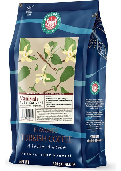 Vanilya Aromalı Türk Kahvesi 250 Gr