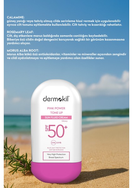 Pembe Ton Eşitleyici SPF 50+ Fluid Güneş Koruyucu 50 ml fiyatları