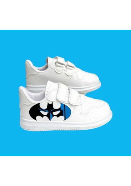 Animasyonlu Güçlü Adam Baskılı Çocuk Spor Ayakkabı