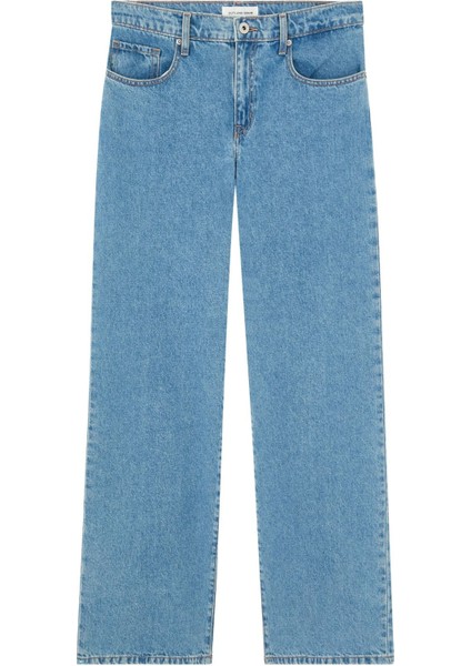 Denim Avril Mid Slouchy Wide Leg Kadın Kot Pantolon