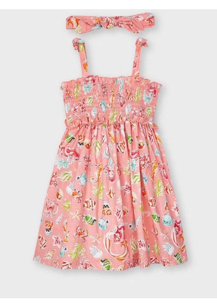Mayoral Kız Çocuk Askılı Elbise Bandana 3954