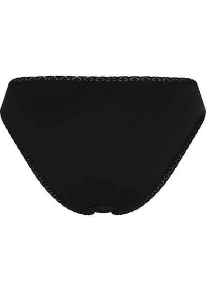 Gots Sertifikali Dantelli Organik Pamuk Kadın Külot modelleri