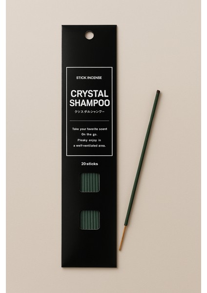Crystal Shampoo Kokulu Japon Çubuk Tütsü – (20'li Paket)