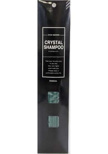 Crystal Shampoo Kokulu Japon Çubuk Tütsü – (20'li Paket)