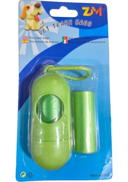 Taşıma Aparatlı Köpek Kaka Torbası Seti