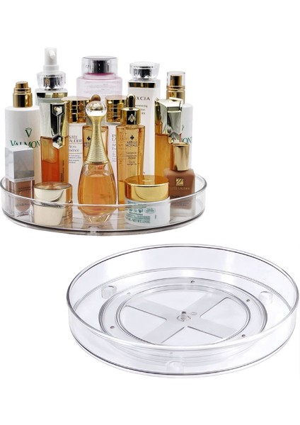 Döner Makyaj ve Takı Organizeri, 360 Derece Dönerek Düzen Sağlar, Şık ve Kullanışlı