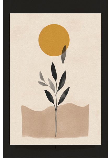 Minimalist Zeytin Dalı Kanvas Tablo fiyatları