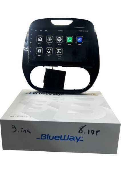 Renault Captur 2013-2021 Blueway 8-128 Tam Profesyonel Oem Multimedia modelleri