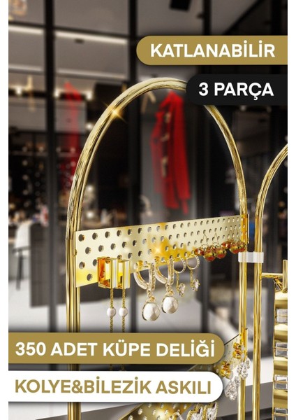 Şık ve Düzenli Takı ve Makyaj Organizeri, Dekoratif Oval Stand, Kolye ve Yüzük Kutusu fiyatları