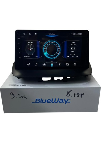 Renault Fluence-Megane 3 Blueway 8-128 Tam Profesyonel Oem Multimedia