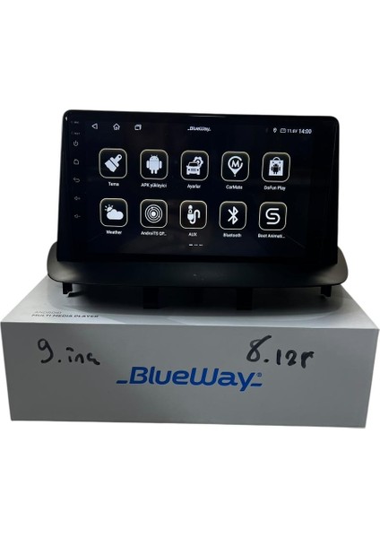 Renault Fluence-Megane 3 Blueway 8-128 Tam Profesyonel Oem Multimedia fiyatları
