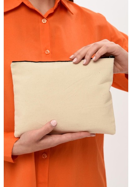 Kanvas Kumaş Clutch Çanta (25x18) fırsatları