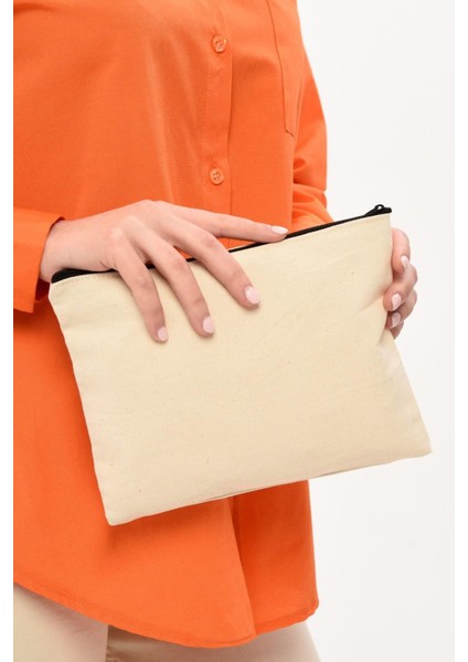 Kanvas Kumaş Clutch Çanta (25x18) indirimleri
