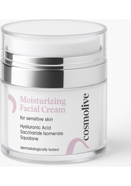 Yüz Kremi | Hassas Ciltler Için | Hyaluronik Asit | Nemlendirici