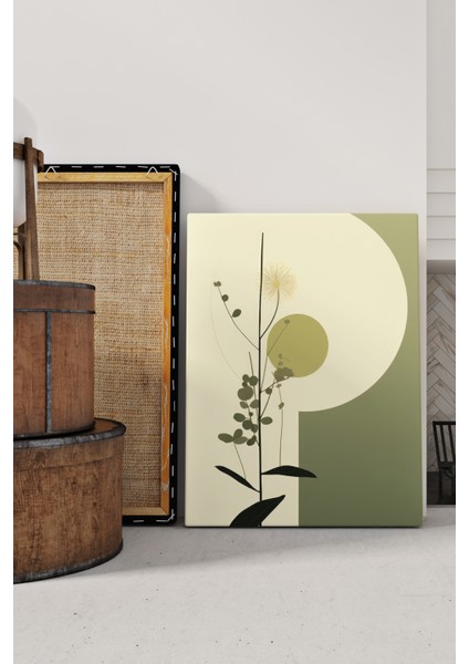Minimalist Karahindiba Kanvas Tablo