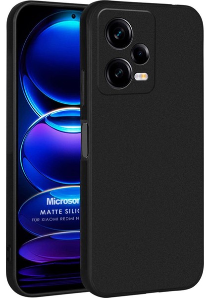Matte Silicone Xiaomi Poco X5 5g Için Kılıf Siyah [poco X5 5g ile Uyumlu Kılıf - Siyah]