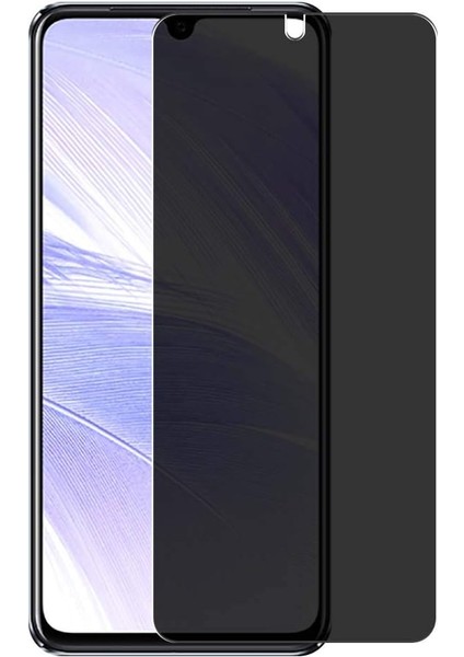 Realme C25 Uyumlu Gizlilik Filtreli Hayalet Ekran Koruyucu Cam(2 Adet)