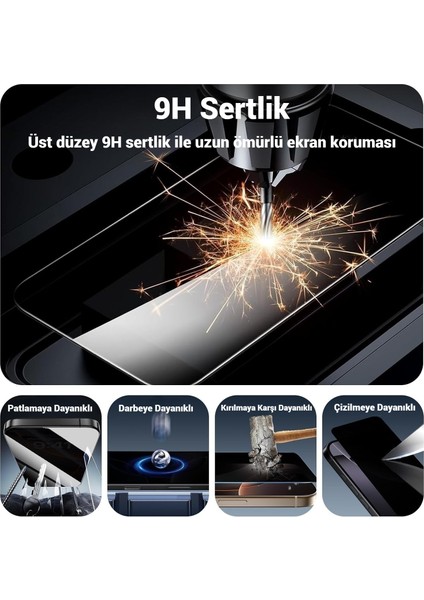 Realme C25 Uyumlu Gizlilik Filtreli Hayalet Ekran Koruyucu Cam(2 Adet) fırsatları