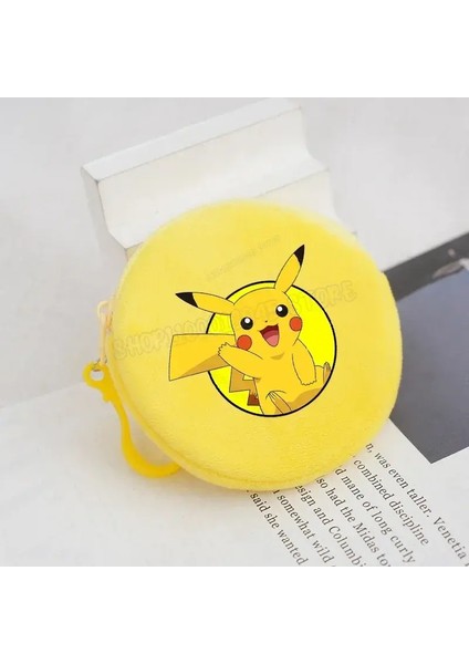 Pokemon Kids Peluş Para Çantası Pikachu Charmander Yuvarlak Mini Cüzdan Ganger Squirtle Fermuar Çantası Charizard Erkek Kızlar Para Çanta Renk: CWJL1826 (Yurt Dışından)