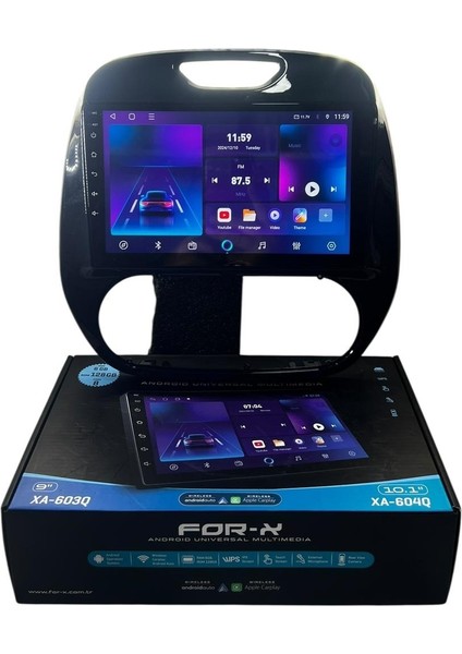 Renault Captur 2013-2021 Forx 6-128 Tam Profesyonel Oem Multimedia