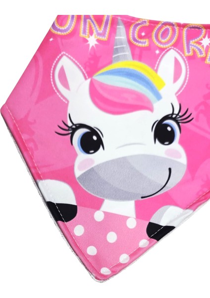 Unicorn Kız Bebek Fular Önlük modelleri
