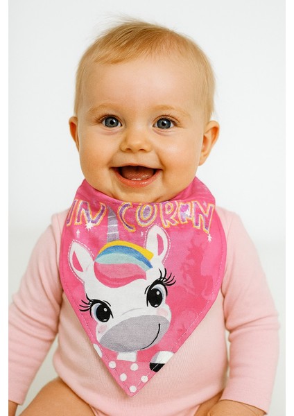 Unicorn Kız Bebek Fular Önlük fırsatları