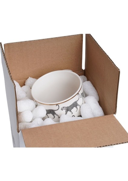 30X25X15 cm Tek Oluklu A-Box Taşıma Kolisi 200 Adet - Beyaz