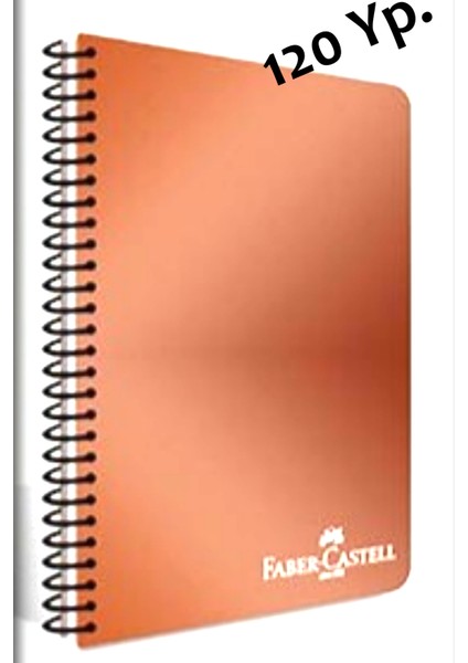 Spiralli Çizgili Defter Metalik Renkler 1 Adet