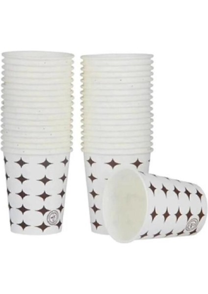 7 Oz Beyaz Karton Bardak 300 Adet, Sağlam ve Şık Tasarım