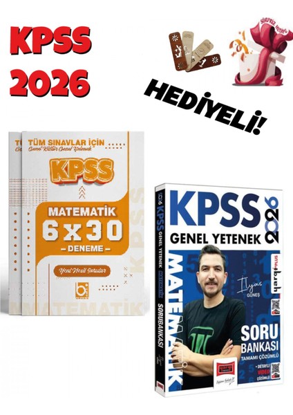 2026 Kpss Matematik Çözümlü Soru Bankası ve Deneme Seti 2 Kitap B