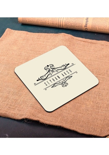 Kişiye Özel Ahşap Bardak Altlığı ve 6’lı Granit Viski Taşı Hediye Seti fiyatları