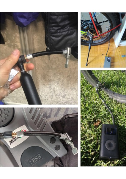 Bisiklet Motosiklet Araba Lastik Hava Şişirme Hortumu Şişme Tüp Hortum Lastik Vana Bağlantı Borusu Bağlantı Hava Mandreni Şişirme Kompresör Pompası Uzatma Hortumu Adaptörü (Yurt Dışından)