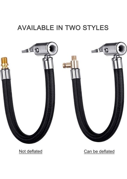 Bisiklet Motosiklet Araba Lastik Hava Şişirme Hortumu Şişme Tüp Hortum Lastik Vana Bağlantı Borusu Bağlantı Hava Mandreni Şişirme Kompresör Pompası Uzatma Hortumu Adaptörü (Yurt Dışından) fırsatları