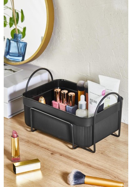 Şık Siyah Makyaj ve Kozmetik Düzenleyici Organizer, Modern Tasarım fiyatları