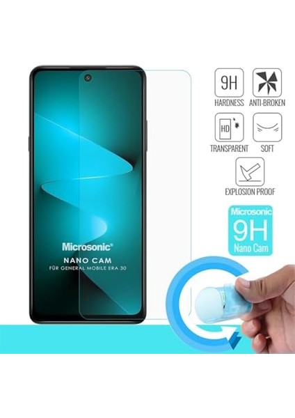 General Mobile Era 30 Nano Glass Cam Ekran Koruyucu [era 30 ile Uyumlu Ekran Koruyucu - Şeffaf] modelleri