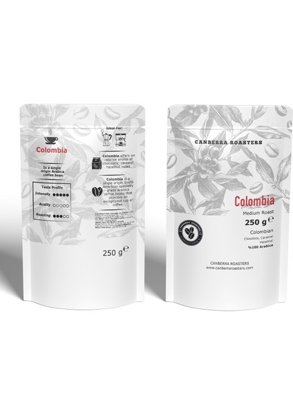 Colombia – Medium Roast – Kahve Çekirdeği 250 gr