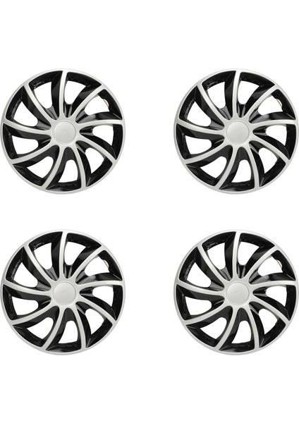 4 Adet Teker Göbeği Kapağı Kolay Kurulum Koruyucu Tekerlek Teker Göbeği Kapağı Kapağı Otomobil Kamyon Van 15 Inç Çelik Jant (Yurt Dışından)