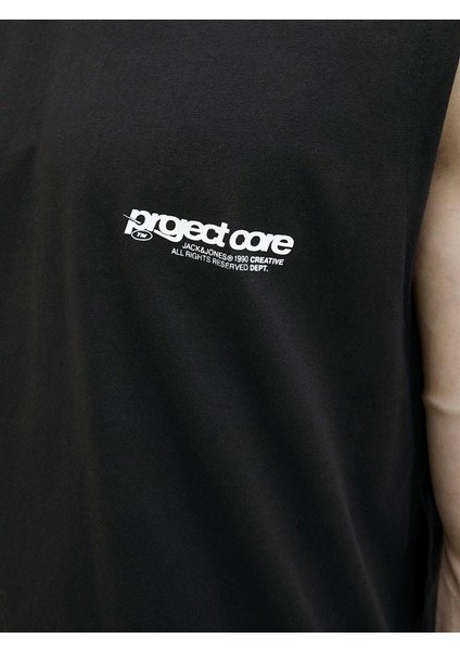 Jack Jones Unuon Prınt Kolsuz Erkek Tişört 12273446 modelleri