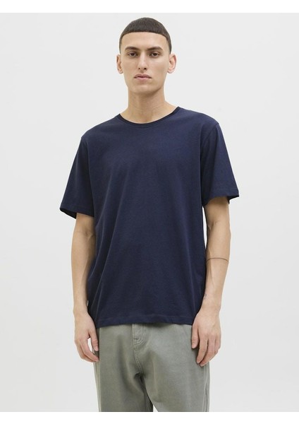 Jack Jones Cırcle Crew Erkek Tişört 12284245 modelleri