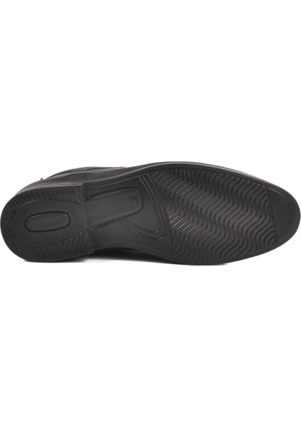 Siyah Hakiki Deri Jel Taban Anatomik Erkek Casual Ayakkabı indirimleri