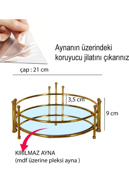 Şeffaf Ayna Kaplamalı Çok Bölmeli Makyaj Organizeri fırsatları