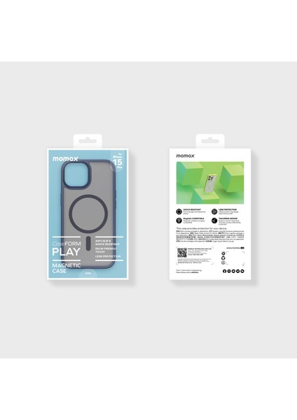 IPHONE 15 Pro Play Mag Safe Kılıf Lacivert
