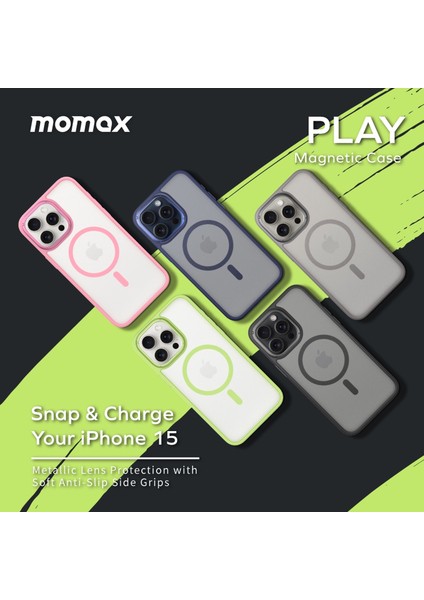 IPHONE 15 Pro Play Mag Safe Kılıf Lacivert modelleri