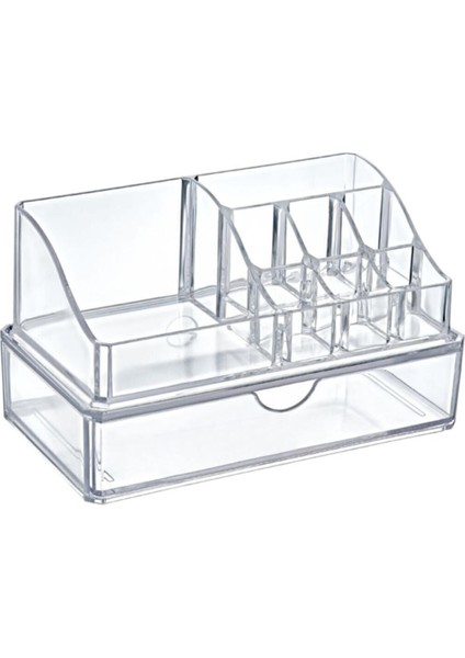 Küçük Boy Makyaj Organizer Çekmeceli Renkli Tasarım AK523