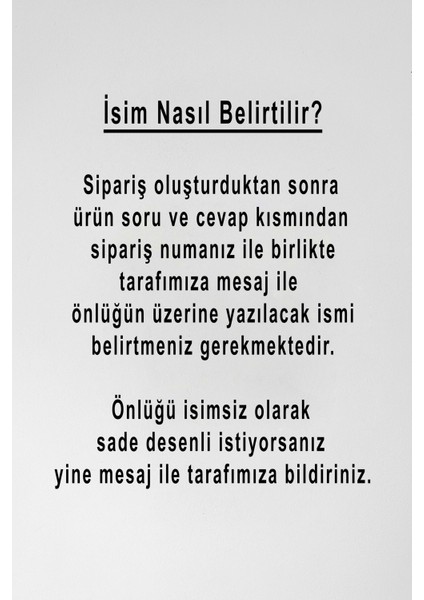 Mutfak Önlüğü Kişiye ve Isme Özel Nakışlı Mutfak Önlüğü BIBER01 Farklı Renkler indirimleri